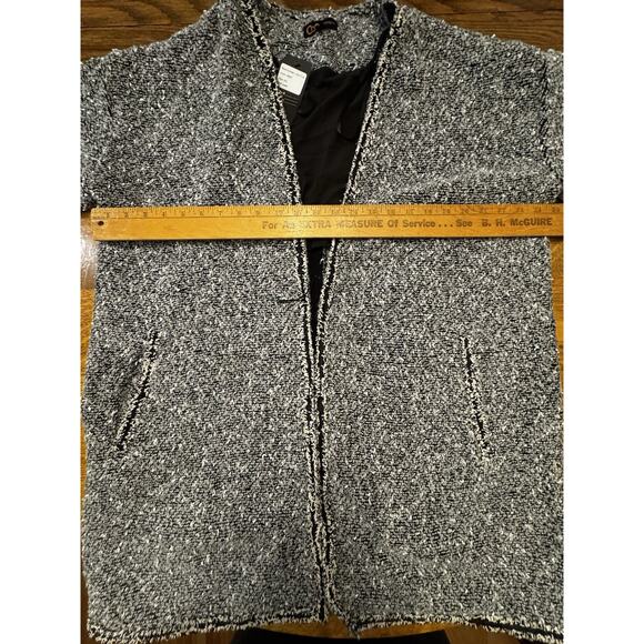 COC Clothing Obsessed Company Tweed Jacket Black White 2X Academia Office - Picture 11 of 16